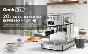 Cafetera espresso Geek Chef