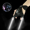 Guantes impermeables con linterna LED para hombres y mujeres