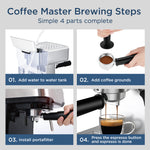 Cafetera espresso Geek Chef